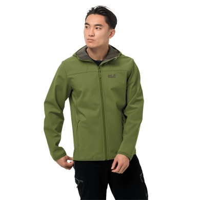 Jack Wolfskin Softshell Jacket Northern Point (windproof, water-repellent, PFC-free) cedar green Men